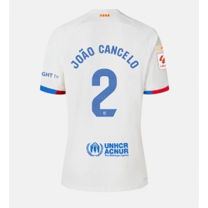 Maillot de foot Barcelona Joao Cancelo #2 Extérieur 2023-24 Manches Courte